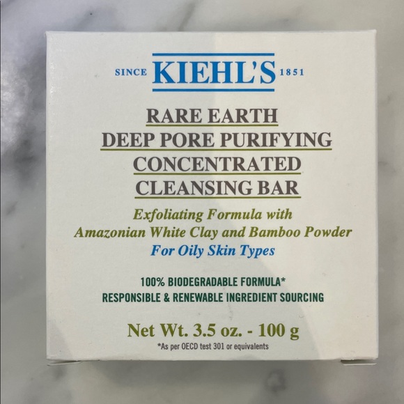 Kiehl's Rare Earth Deep Pore Cleansing Bar - Picture 1 of 4